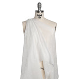 Embroidered Eyelet Cotton Voile - White Floating Flowers - Naomi Collection