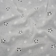 Embroidered Eyelet Cotton Voile - White Floating Flowers - Naomi Collection