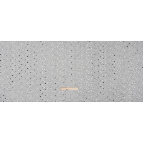 Embroidered Eyelet Cotton Voile - White Field of Flowers - Naomi Collection