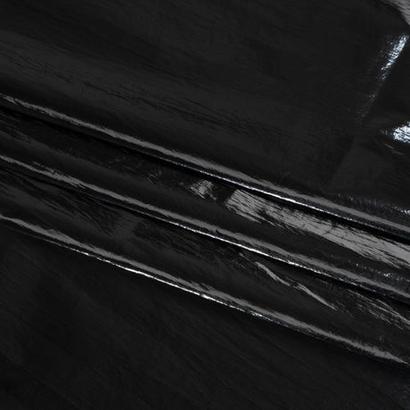 Faux Tyvek - Black - Greta Collection