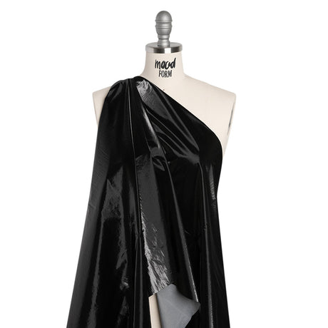 Faux Tyvek - Black - Greta Collection