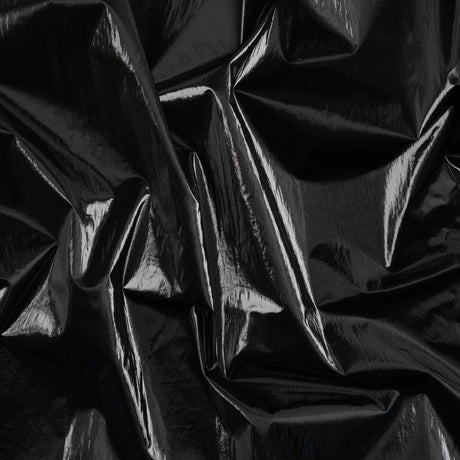 Faux Tyvek - Black - Greta Collection
