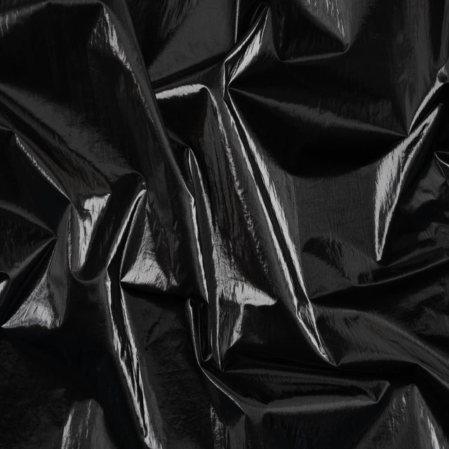 Faux Tyvek - Black - Greta Collection