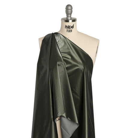 Faux Tyvek - Forest Green - Greta Collection