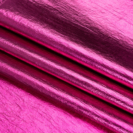 Faux Tyvek - Metallic Fuchsia - Greta Collection