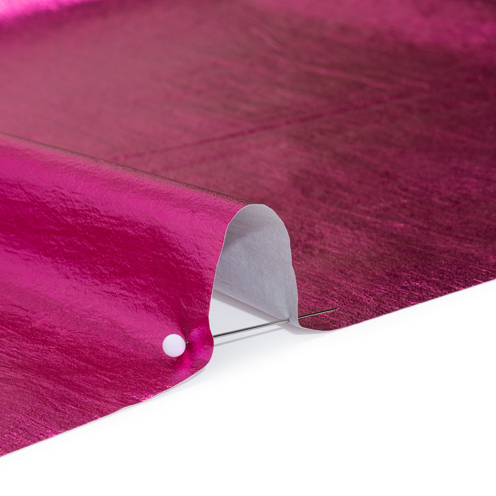 Faux Tyvek - Metallic Fuchsia - Greta Collection