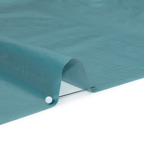 Faux Tyvek - Metallic Aqua - Greta Collection