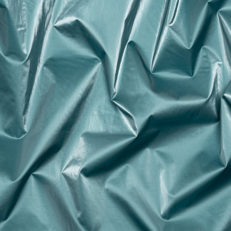 Faux Tyvek - Metallic Aqua - Greta Collection