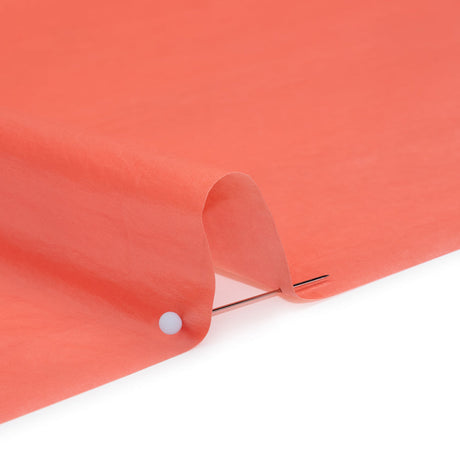 Faux Tyvek - Coral - Greta Collection