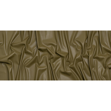 Buttery Faux Leather with Brushed Suede-like Backing - Olive - Veronica Collection