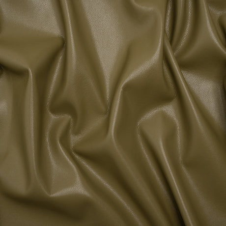 Buttery Faux Leather with Brushed Suede-like Backing - Olive - Veronica Collection