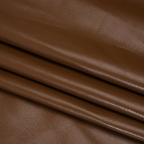 Buttery Faux Leather with Brushed Suede-like Backing - Brown - Veronica Collection