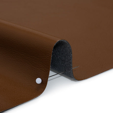 Buttery Faux Leather with Brushed Suede-like Backing - Brown - Veronica Collection