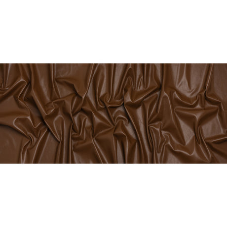 Buttery Faux Leather with Brushed Suede-like Backing - Brown - Veronica Collection