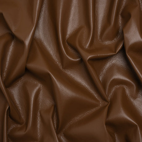 Buttery Faux Leather with Brushed Suede-like Backing - Brown - Veronica Collection