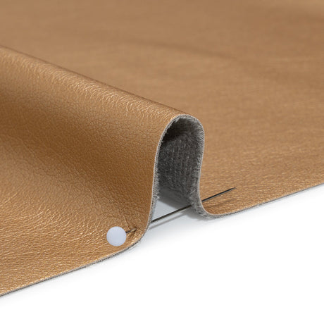 Buttery Faux Leather with Brushed Suede-like Backing - Gold - Veronica Collection