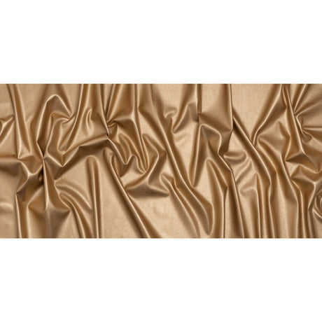 Buttery Faux Leather with Brushed Suede-like Backing - Gold - Veronica Collection