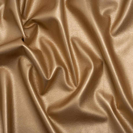 Buttery Faux Leather with Brushed Suede-like Backing - Gold - Veronica Collection