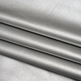 Buttery Faux Leather with Brushed Suede-like Backing - Silver - Veronica Collection