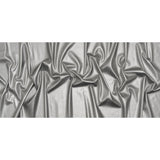 Buttery Faux Leather with Brushed Suede-like Backing - Silver - Veronica Collection