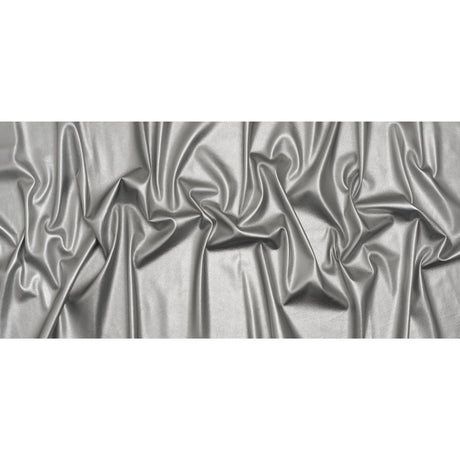 Buttery Faux Leather with Brushed Suede-like Backing - Silver - Veronica Collection