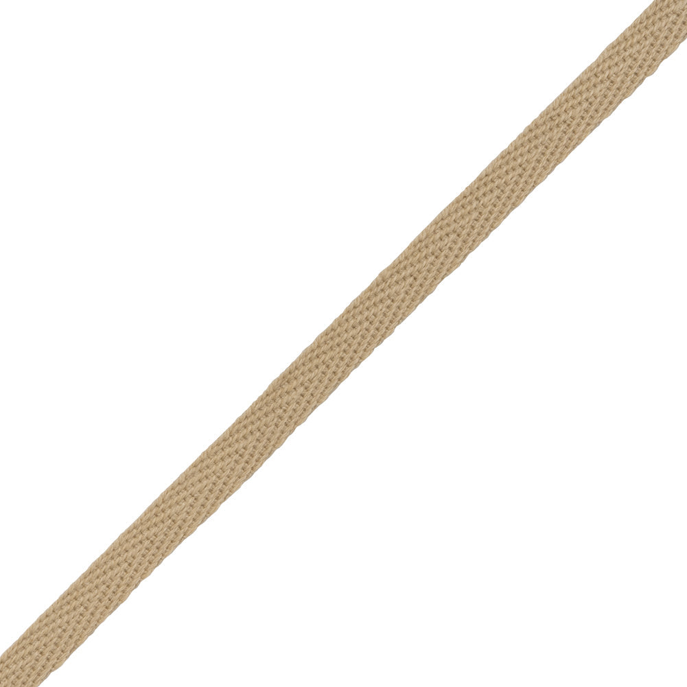 Cotton Twill Tape - 0.25" - Light Beige