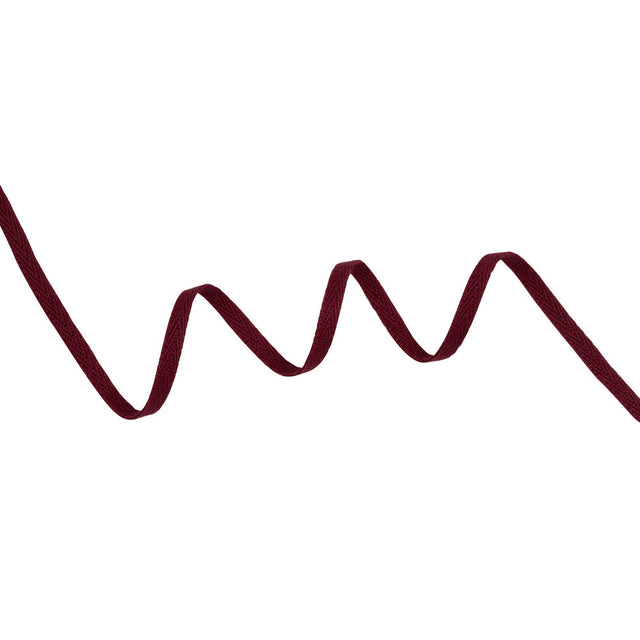 Cotton Twill Tape - 0.25" - Burgundy
