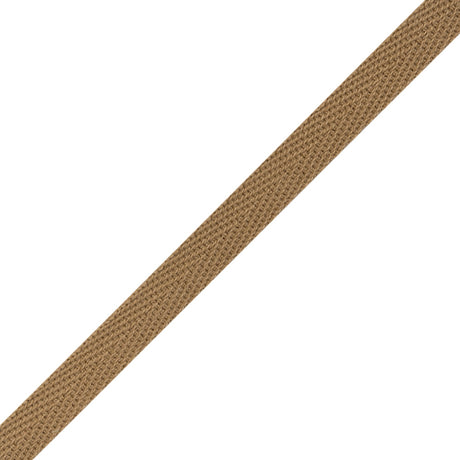 Cotton Twill Tape - 0.375" - Coffee