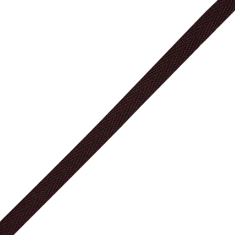Cotton Twill Tape - 0.375" - Chocolate