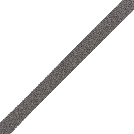 Cotton Twill Tape - 0.375" - Grey