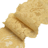 Stretch Lace Trim - 2.375" - Sunshine Yellow Floral Scallops