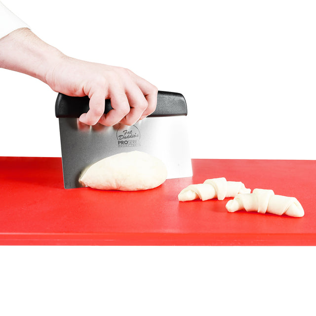 Fat Daddio's Stainless Steel Bench Scraper w/Plastic Handle Size: 5" x 7" Wide