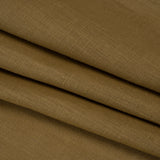 Medium Weight Linen Woven - Khaki - Designer Deadstock