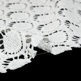 Cotton Crochet Lace - Off White Dots in Ovals - Designer Deadstock