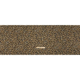 Soft Stretch Polyester Satin Print - Beige, Brown and Black Leopard Spots - Deadstock