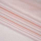 Polyester Lining - Light Pink and White Candy Stripes - Deadstock