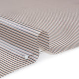 Polyester Lining - Pink, White and Gray Shadow Stripes - Deadstock
