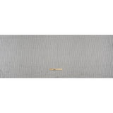 Polyester Twill Lining - White and Gray Ticking Stripes - Deadstock