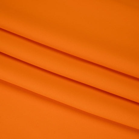 Drapey Polyester Woven - Orange - Deadstock