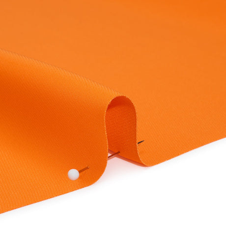 Drapey Polyester Woven - Orange - Deadstock