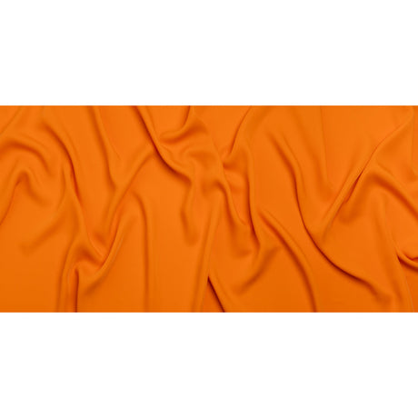 Drapey Polyester Woven - Orange - Deadstock
