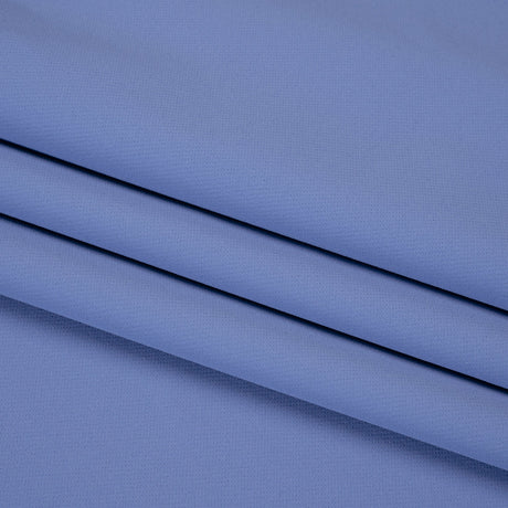 Stretch Creped Polyester Twill - Periwinkle - Deadstock