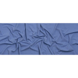 Stretch Creped Polyester Twill - Periwinkle - Deadstock