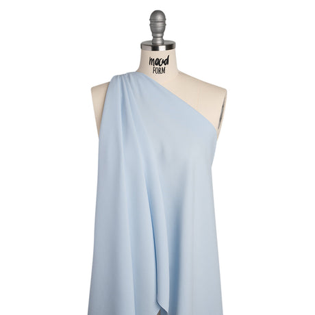 Polyester Crepe - Blue Mist - Deadstock