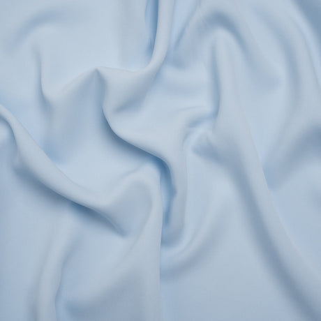 Polyester Crepe - Blue Mist - Deadstock