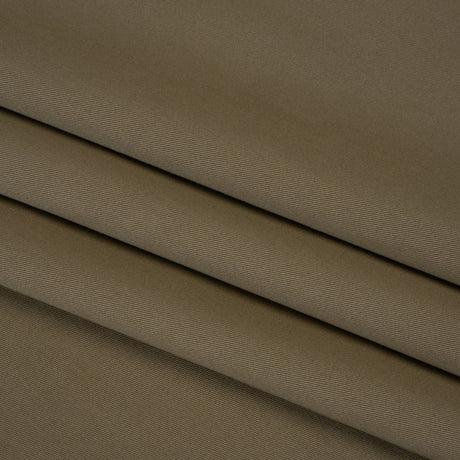 Carbon Brushed Stretch Khaki Twill - Taupe - Averill Collection