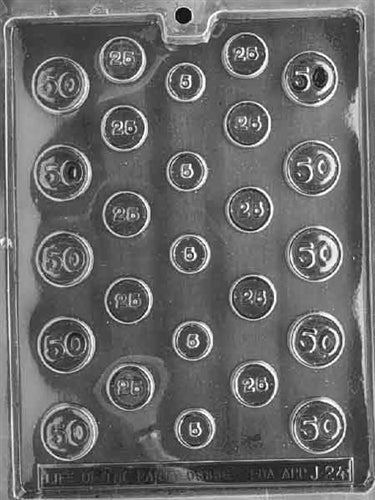 Coins Chocolate Mold - LPJ024