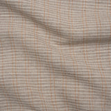 Heavyweight Horsehair Hymo Interlining - Gray, White and Orange Stripes
