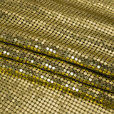Aluminum Chainmail Fabric Panel, 3mm Tubular - Lime Green - Joan Collection