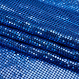 Aluminum Chainmail Fabric Panel, 3mm Tubular - Royal Blue - Joan Collection